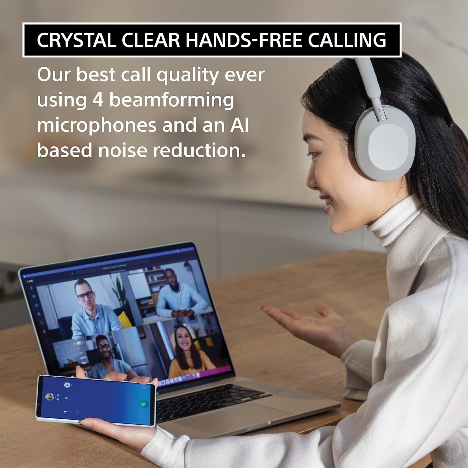 Sony WH-1000XM5 Noise-Canceling Wireless Over-Ear Headphones - Image 11